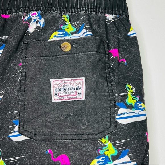 Party Pants Intergalactic Classic Swim Trunks L - Picture 4 of 5